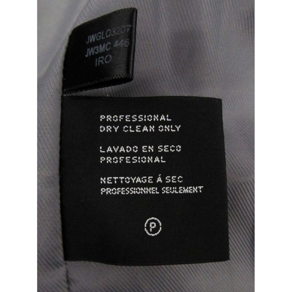 Vintage Jones New York Overcoat Womens Sz 12 Charcoal Gray Wool Lined Button Up - Picture 16 of 16